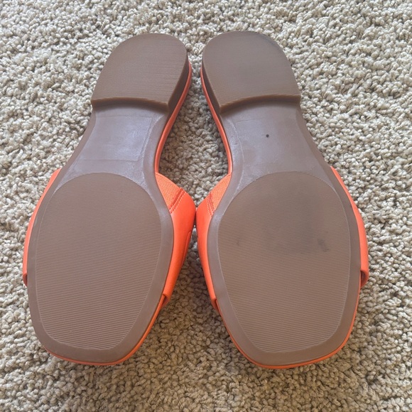 Nordstrom Rack Vibrant Orange Slide Sandals - Size7 - Picture 4 of 6